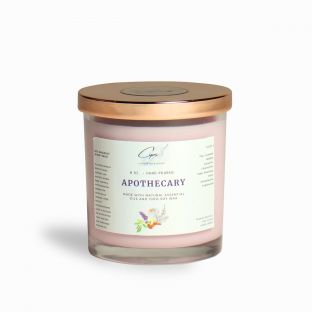 Apothecary Soy Wax Candle Rose Gold