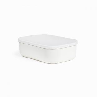 Shimoyama Flat White Plastic Storage Box 
