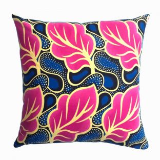 Striped/Floral Remix Pillow Cover