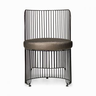 George Modern Industrial Accent Chair