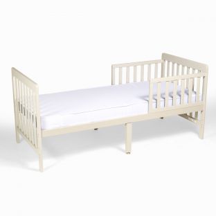 Brandt Convertible Toddler Bed White 