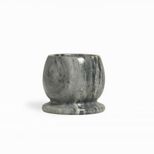 Tea Light Candle Marble Holder-Grey