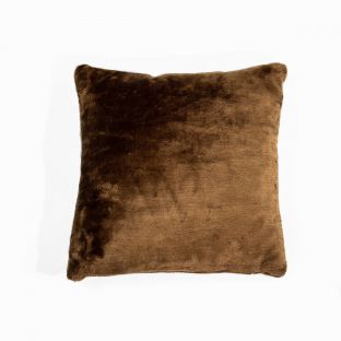 Brown Faux Fur Pillow