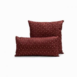 Red & Gold Star Pillow Line