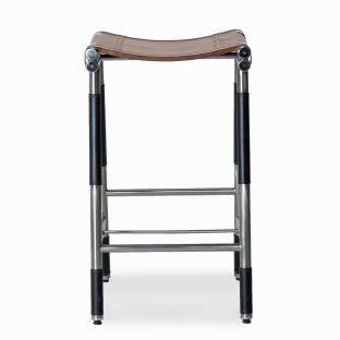 Director’s Leather Bar Stool Chair