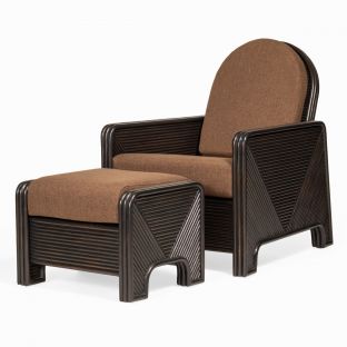 Libertad Lounge Chair with Stool