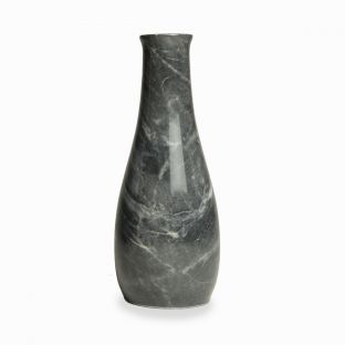 Marble Cuveé Vase-Black