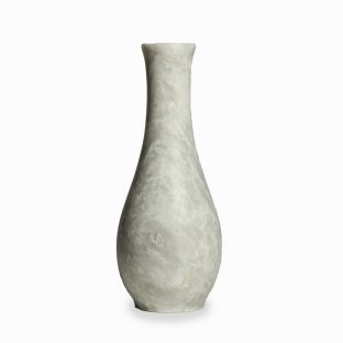Marble Cuveé Vase-White