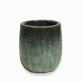 Barbados Glazed Ceramic Plant Pot Small