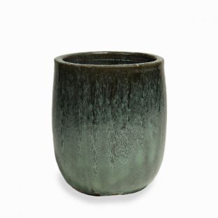 Barbados Glazed Ceramic Plant Pot Medium