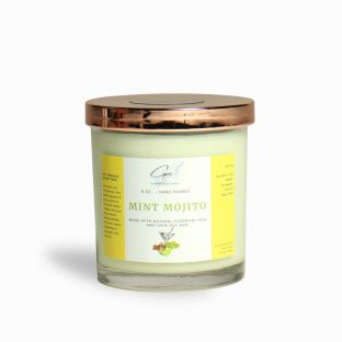 Soy Candle - Mint Mojito-Rose Gold