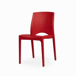 Red Monoblock Brooklyn Chair