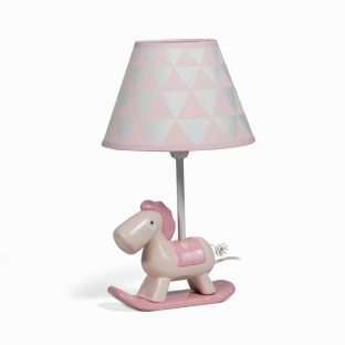 Keleth Pink Kids Pony Lamp