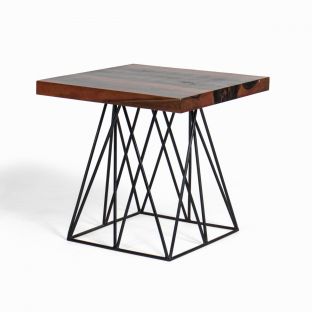Safiya Wooden Side Table