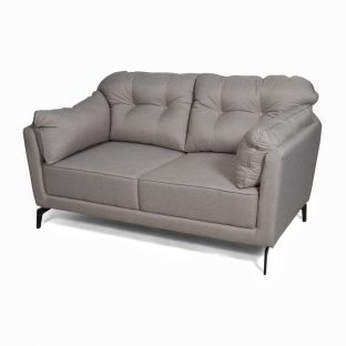 Wilcon 2 Seater Fabric Sofa, Light Grey