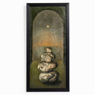 Sustaining Balance II, oil painting on canvas