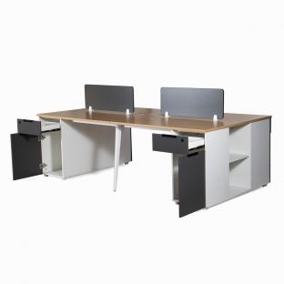 SF183-4 Seater Workstation