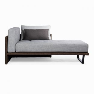 Grace Grey Chaise Lounge 