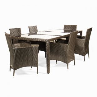Oleron Long Table and Chairs Set