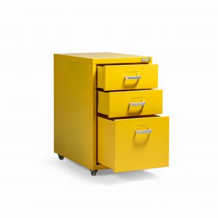 Scarlett Stage 3-Layer Filing Cabinet-Yellow