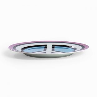 Seletti Studio Job Blow Porcelain Peace Dinner Plate