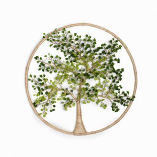 Two-Tone Green Tree Of Life Wall Hang Decor