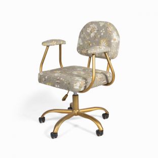 Arko Series Swivel Gunmetal Chair