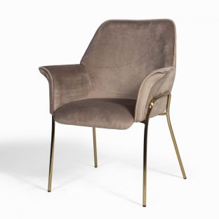 Halo Design Athena Light Brown Modern Dining Chair