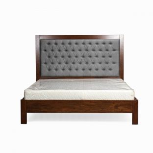 Ava Solid Wood King Size Bed