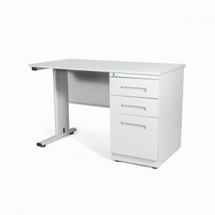 Basiq Office Desk with Pedestal Cabinet