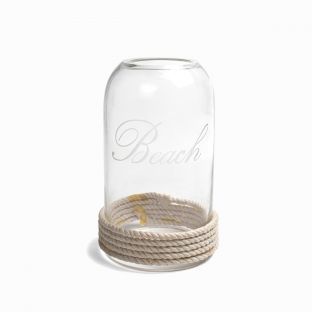 Beach Candle Holder with Rope