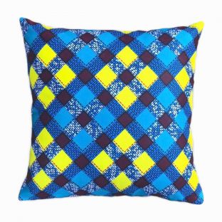 Blue Chocolate Pie Pillow Cover