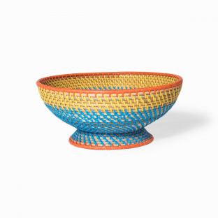 Medium Sized Colored Decorative Fruit Bowl