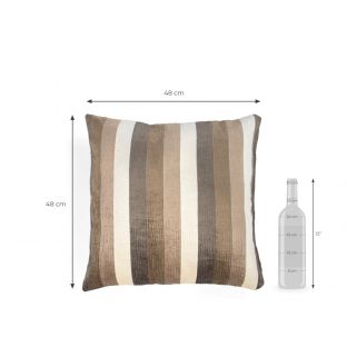 Brown Stripes Pillowcase-Square M