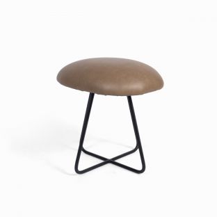 BRUTALIA Pebble Taupe Stool