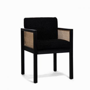 Celini Black Wooden Dining Chair