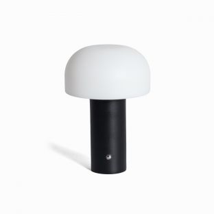 Square Black Mushroom Lamp