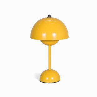 Classic Yellow Mushroom Lamp