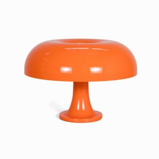 Retro Orange Mushroom Lamp