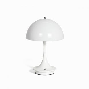 Minimalist White Mushroom Lamp