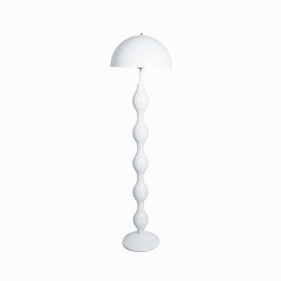 Wavy White Mushroom Floor Lamp