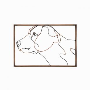 Doggo Portrait 0.3 Wire Art