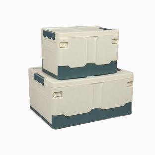DuraStak Blue Foldable Storage Box