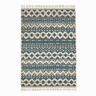 Fara Teal Rectangular Carpet Rug