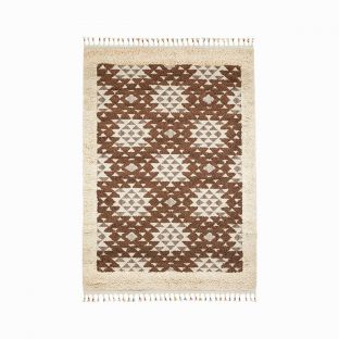 Fariya Brown Large Rectangular Carpet Rug