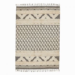 Fezal Dark Gray Rectangular Carpet Rug
