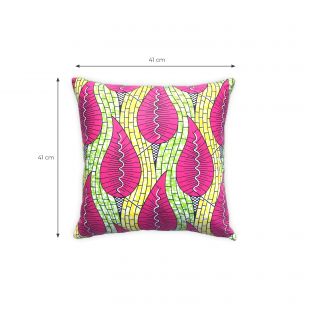 Fruity Leaves and Stripes Remix Small Pillow Cover