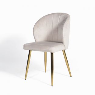 Halo Design Candace Silver White Chair