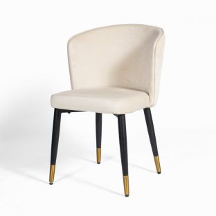 Halo Design Riley Beige Modern Dining Chair
