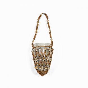 Hanging Palamuti White Beads